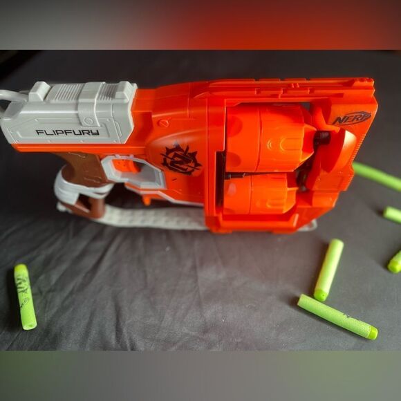 NERF Zombie Strike FlipFury Blaster EPC Tested Prior to Listing EPC Includes 18 - Picture 7 of 9